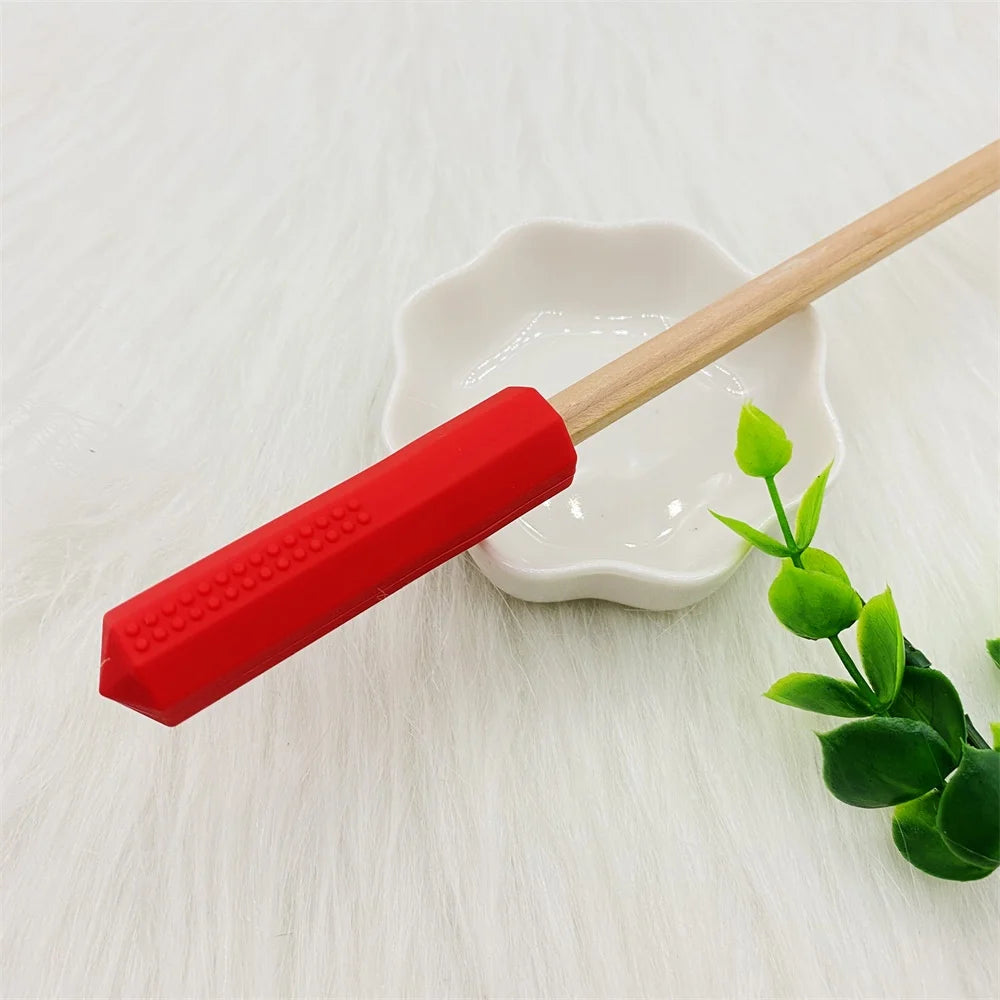 Sensory Chew Necklace Set (5 Pack) – Silicone Chewy Pencil Toppers for Kids with Autism & ADHD