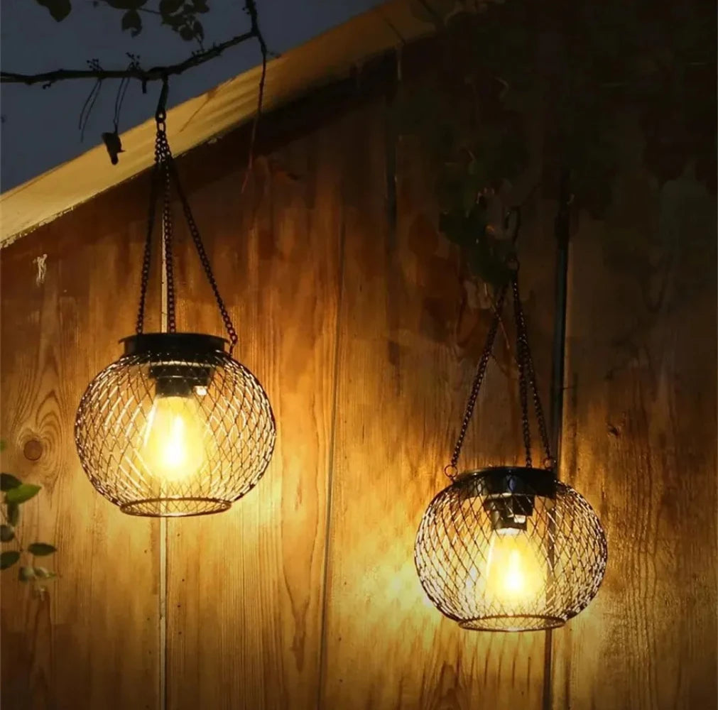 Solar Hanging Lantern – Waterproof Outdoor Decorative Garden Light