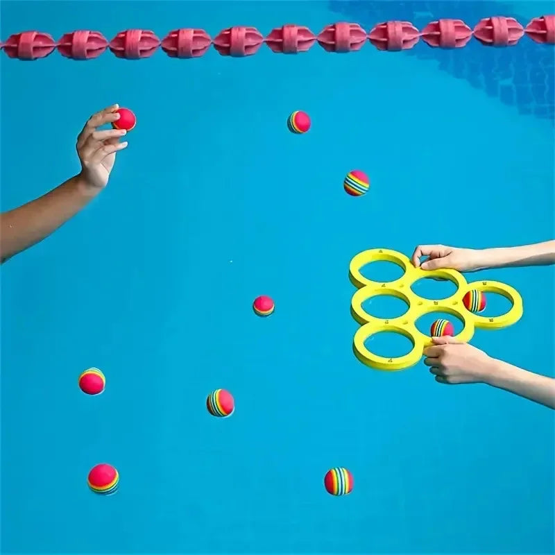 Floating Pool Toss Game – EVA Water Sports Pool Toy with Splash Ball
