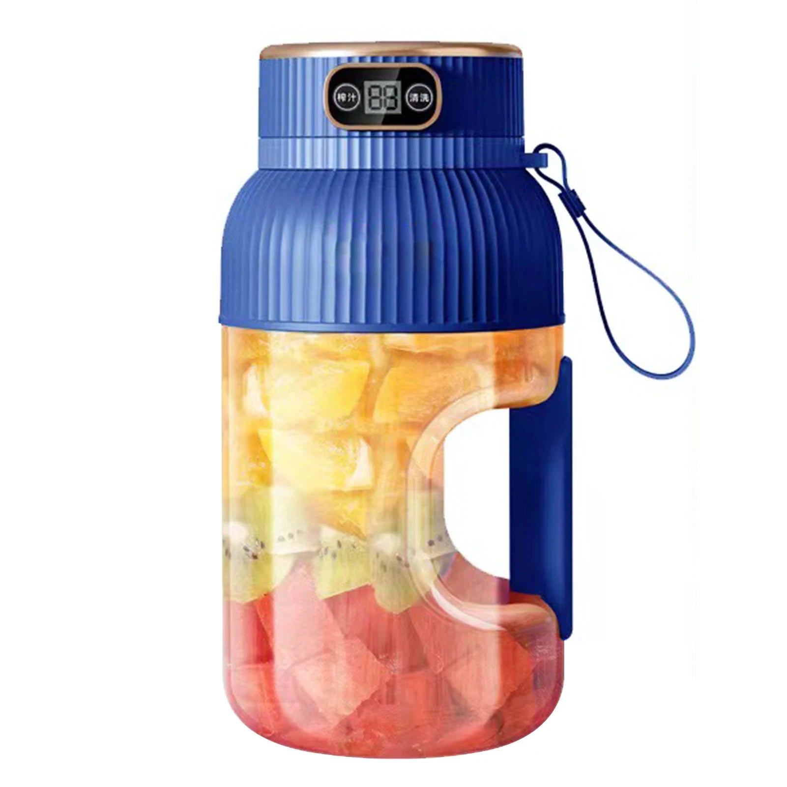 Portable Electric Fruit Juicer & Smoothie Blender – High-Capacity USB Rechargeable Mixer