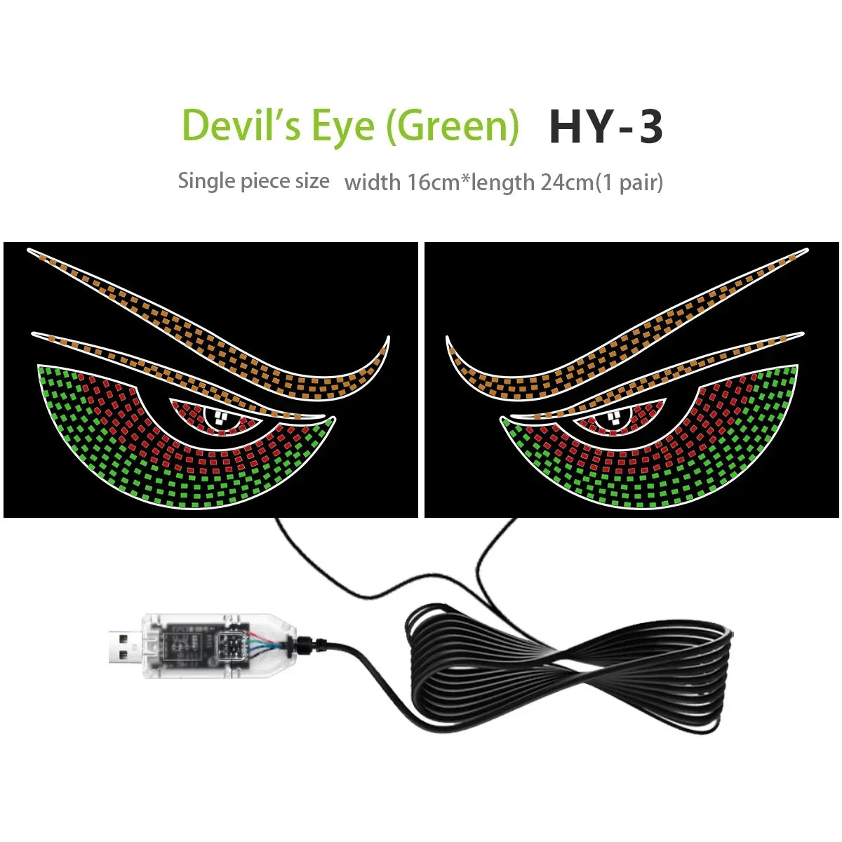 USB LED Car Ambient Light – Plug & Play Interior Atmosphere Lamp for Dashboard, Console & Footwell