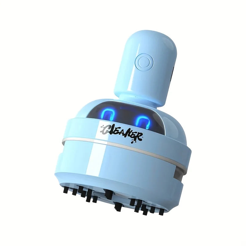 Mini Desktop Vacuum Cleaner – USB Rechargeable 3-Speed Keyboard & Desk Dust Cleaner