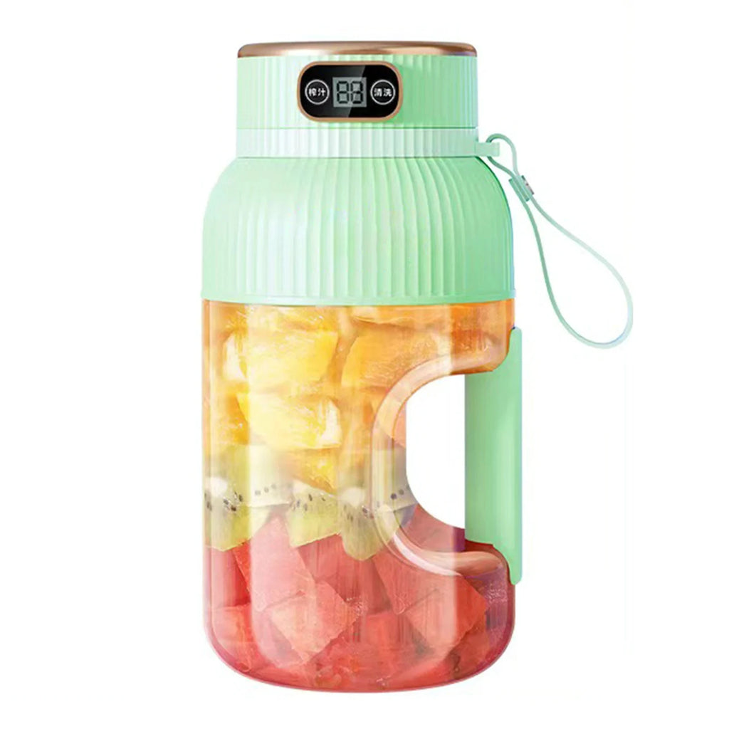 Portable Electric Fruit Juicer & Smoothie Blender – High-Capacity USB Rechargeable Mixer