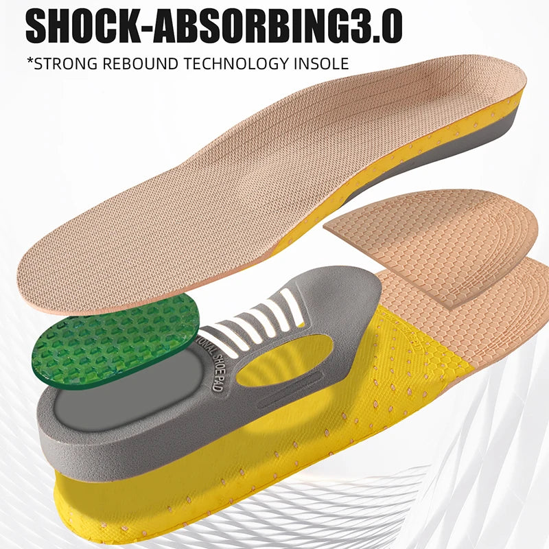 Premium Orthotic Arch Support Insoles | Orthopedic Inserts for Flat Feet & Plantar Fasciitis