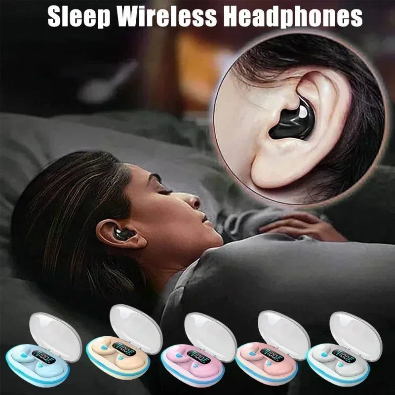 DreamFloat™ X55 Ultra-Mini Sleeping Earbuds – Invisible Bluetooth 5.3 Headphones for Sleep, Work & Focus