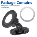 Magnetic Car Phone Mount – 360° Rotating MagSafe Compatible Dashboard Phone Holder