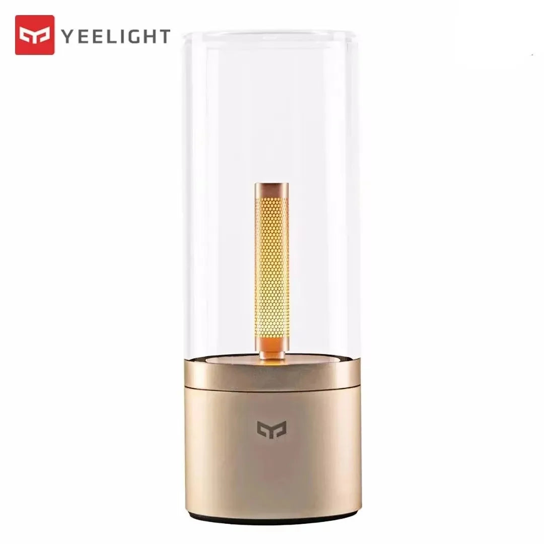 Yeelight Candela Rechargeable LED Ambiance Lamp – 1800K Warm Candlelight with Stepless Dimming