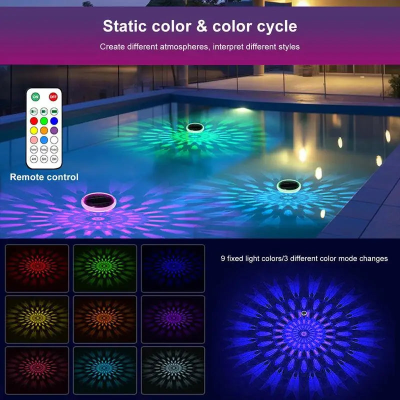 Solar Floating Pool Lights – Waterproof Color-Changing LED Pool Lamp with Timer Modes