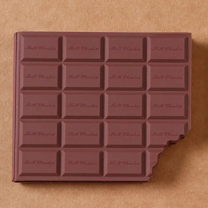 Realistic Cookie & Chocolate Pocket Notebook – Scented-Style Mini Stationery for Foodies & Students