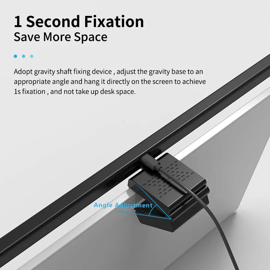 Pro-Focus 50cm Monitor Light Bar – Asymmetric Eye-Care Screen Hanging Lamp with Stepless Dimming