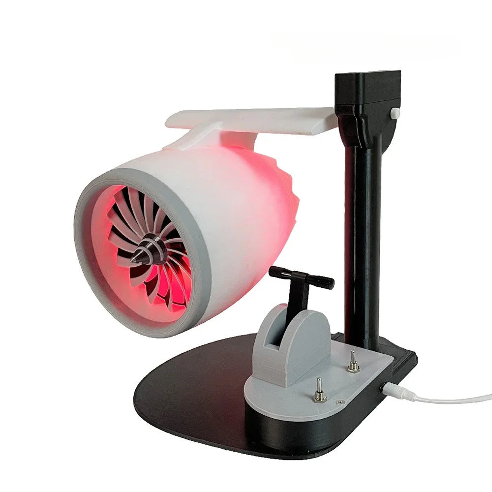 JetFan Turbo-Engine Desktop Fan – Turbofan Model with Integrated Humidifier & USB Power