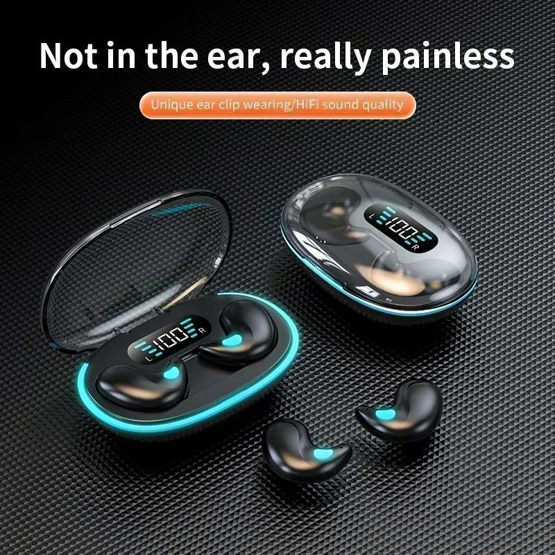 DreamFloat™ X55 Ultra-Mini Sleeping Earbuds – Invisible Bluetooth 5.3 Headphones for Sleep, Work & Focus