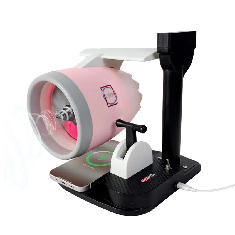 JetFan Turbo-Engine Desktop Fan – Turbofan Model with Integrated Humidifier & USB Power