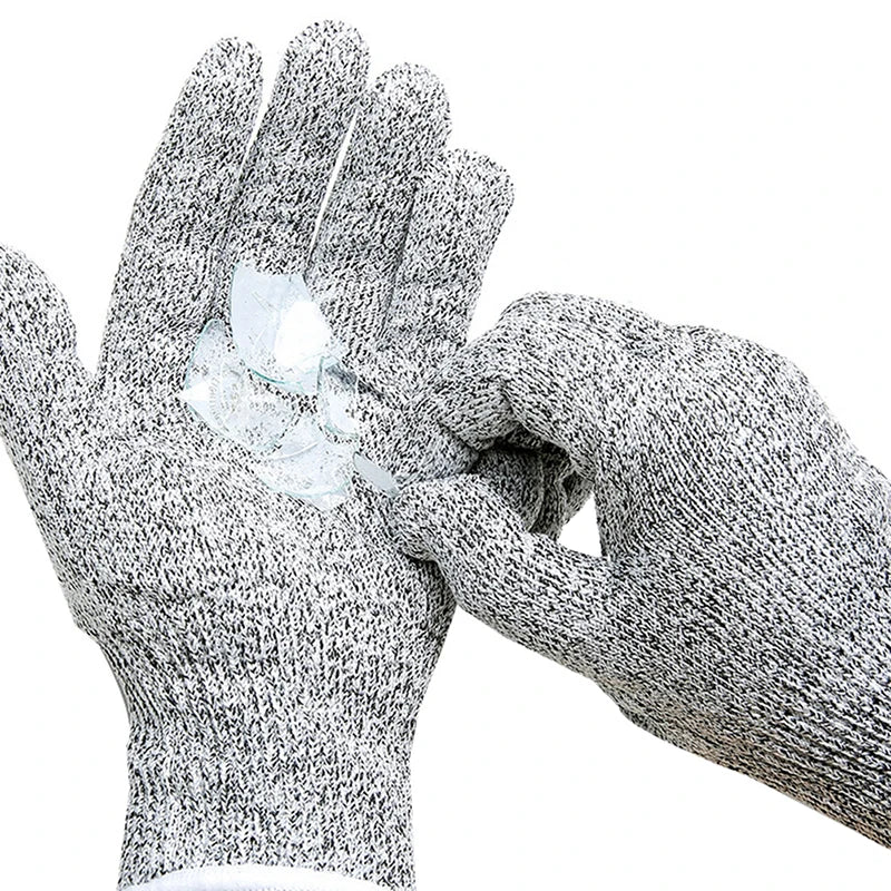 IronGrip Level 5 Cut-Resistant Gloves – HPPE High-Strength Safety Protection for Kitchen, Woodworking & Fishing