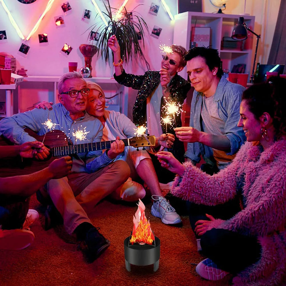 LED Flame Effect Lamp – Realistic Flickering Fire Light for Home, Parties & Outdoor Decor