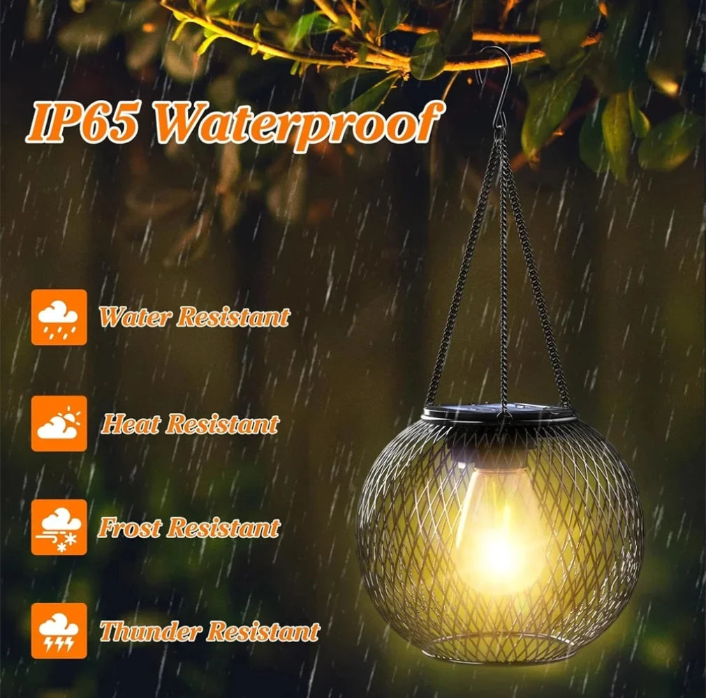 Solar Hanging Lantern – Waterproof Outdoor Decorative Garden Light