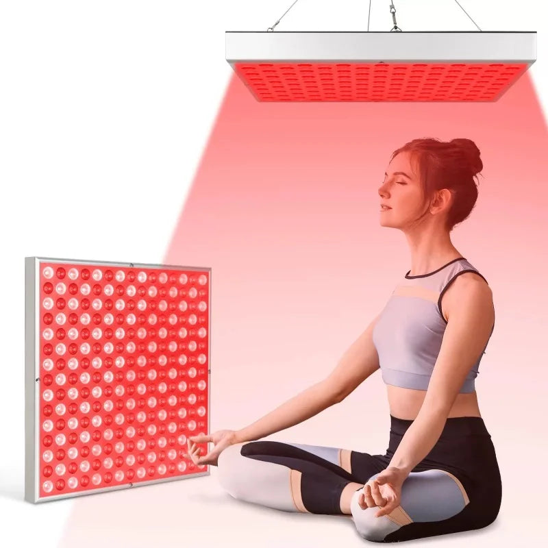 LED Red Light Therapy Facial Panel – Anti-Aging Skin Rejuvenation Lamp