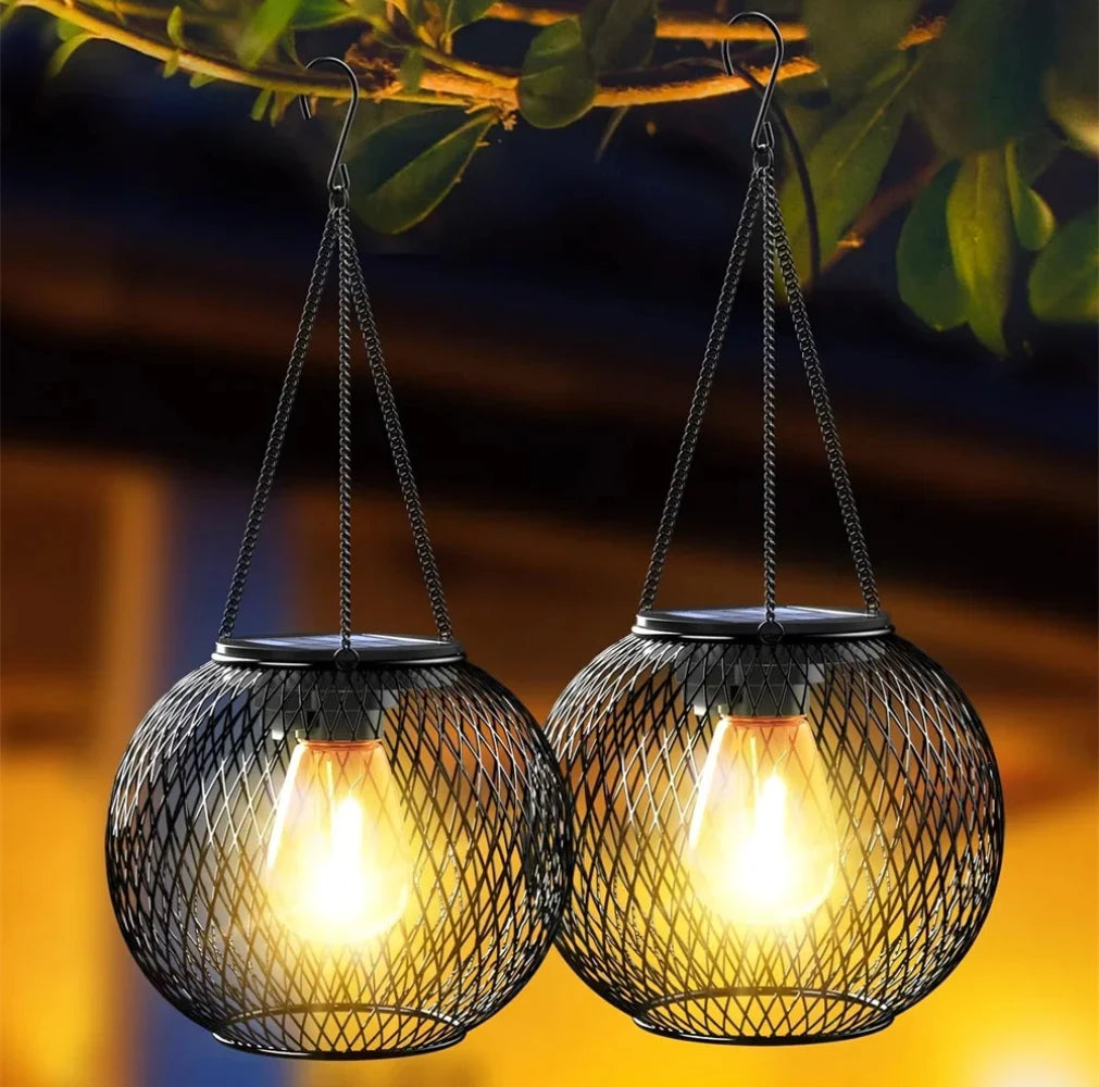 Solar Hanging Lantern – Waterproof Outdoor Decorative Garden Light