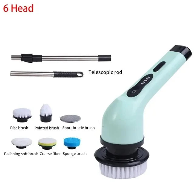 Electric Cleaning Brush – Cordless Spin Scrubber for Deep Cleaning