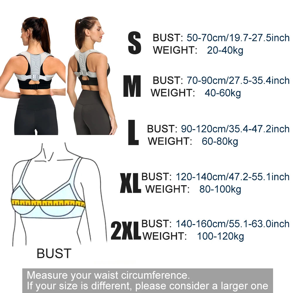 Align Posture Corrector – Adjustable Back & Shoulder Support Brace