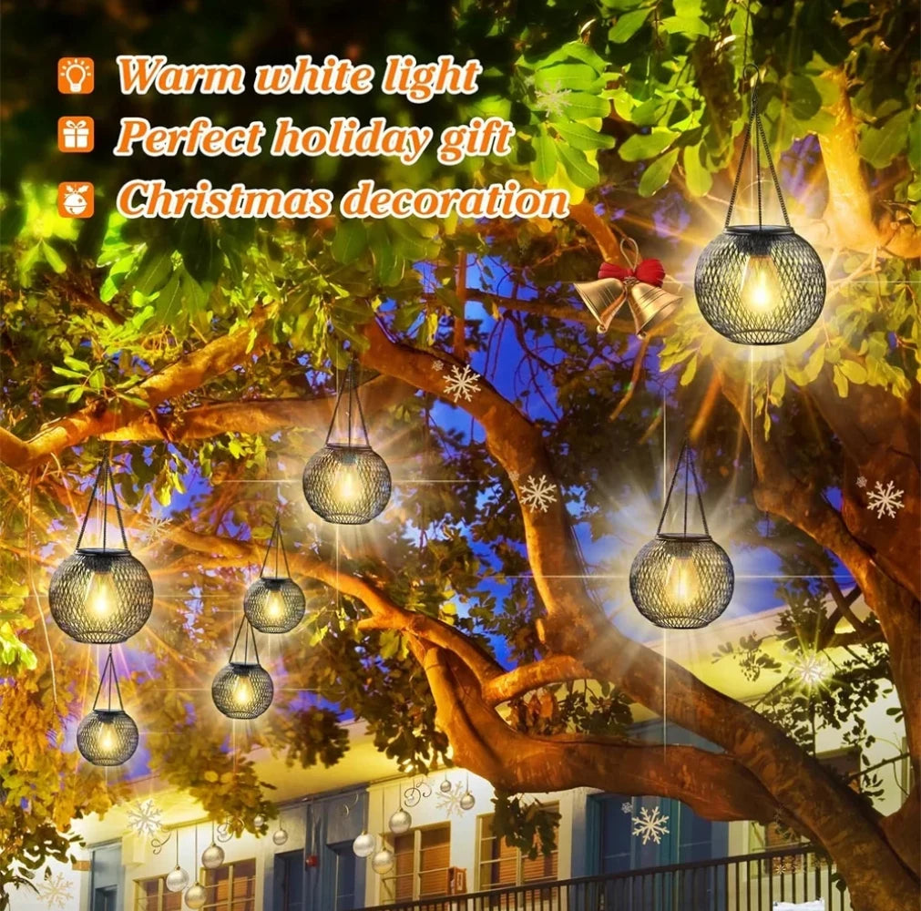 Solar Hanging Lantern – Waterproof Outdoor Decorative Garden Light