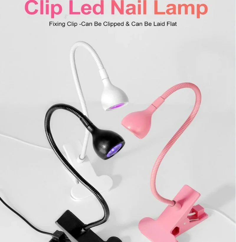 LED Gel Nail Lamp – Portable Flexible Nail Dryer for Quick Gel Polish Curing