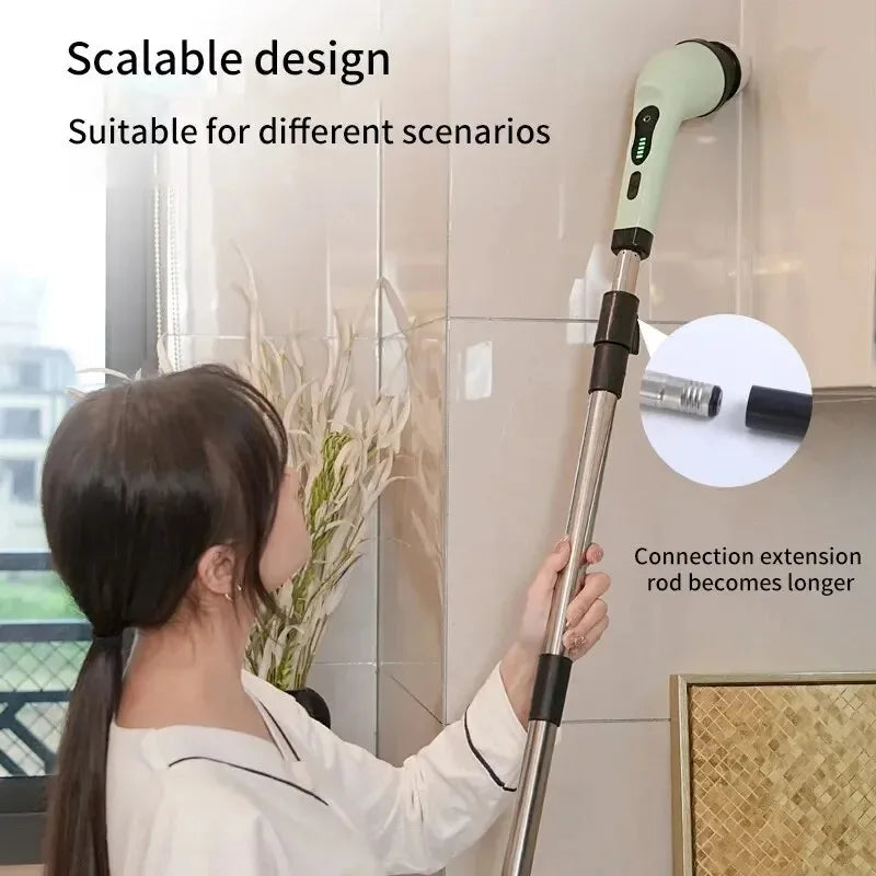 Electric Cleaning Brush – Cordless Spin Scrubber for Deep Cleaning