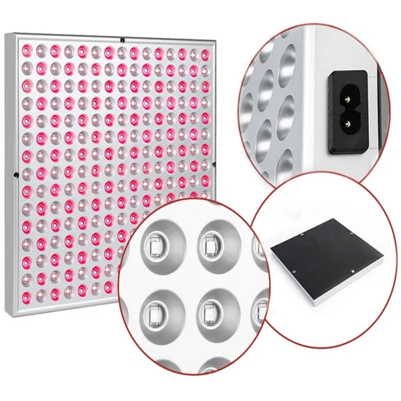 LED Red Light Therapy Facial Panel – Anti-Aging Skin Rejuvenation Lamp