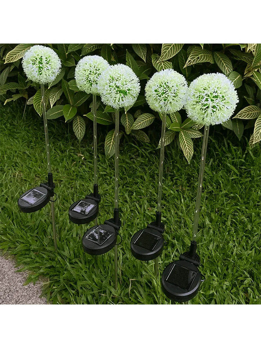 Solar Dandelion Garden Stake Lights – Waterproof LED Landscape Decor for Patios & Walkways