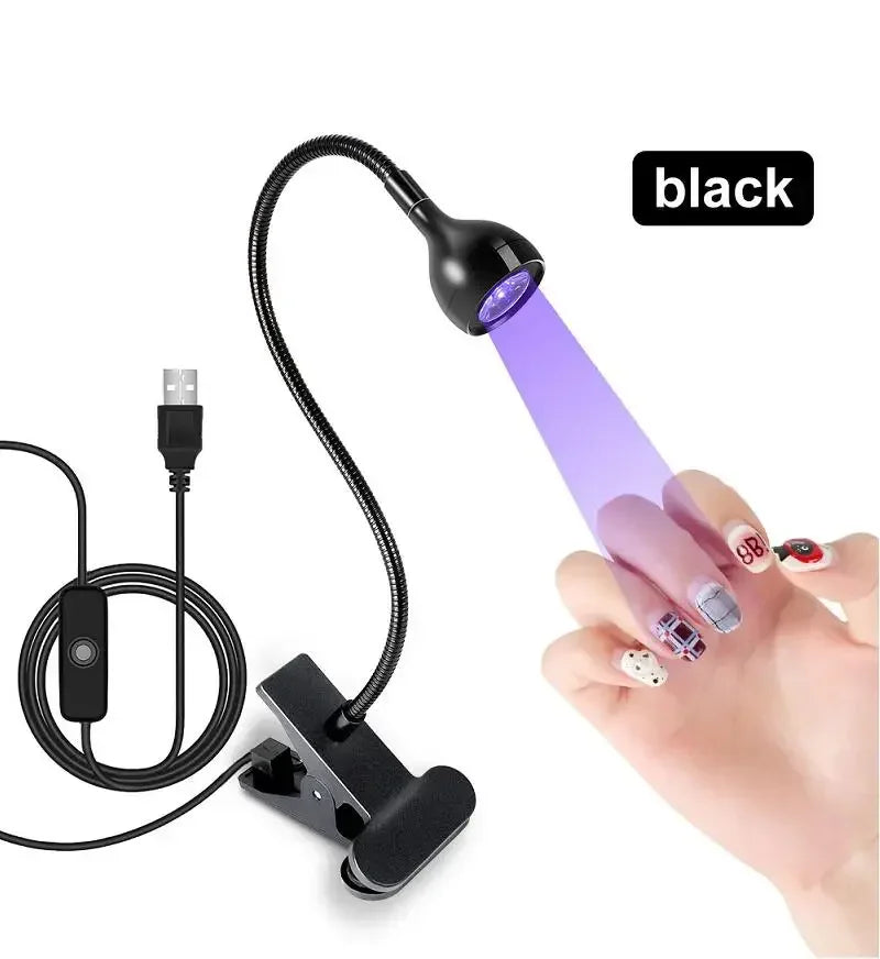 LED Gel Nail Lamp – Portable Flexible Nail Dryer for Quick Gel Polish Curing