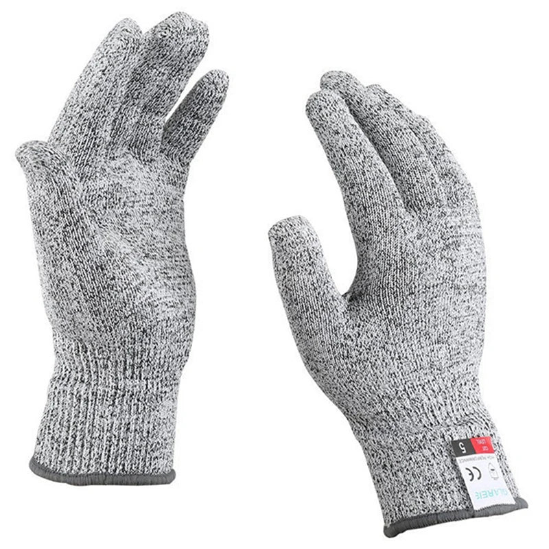 IronGrip Level 5 Cut-Resistant Gloves – HPPE High-Strength Safety Protection for Kitchen, Woodworking & Fishing