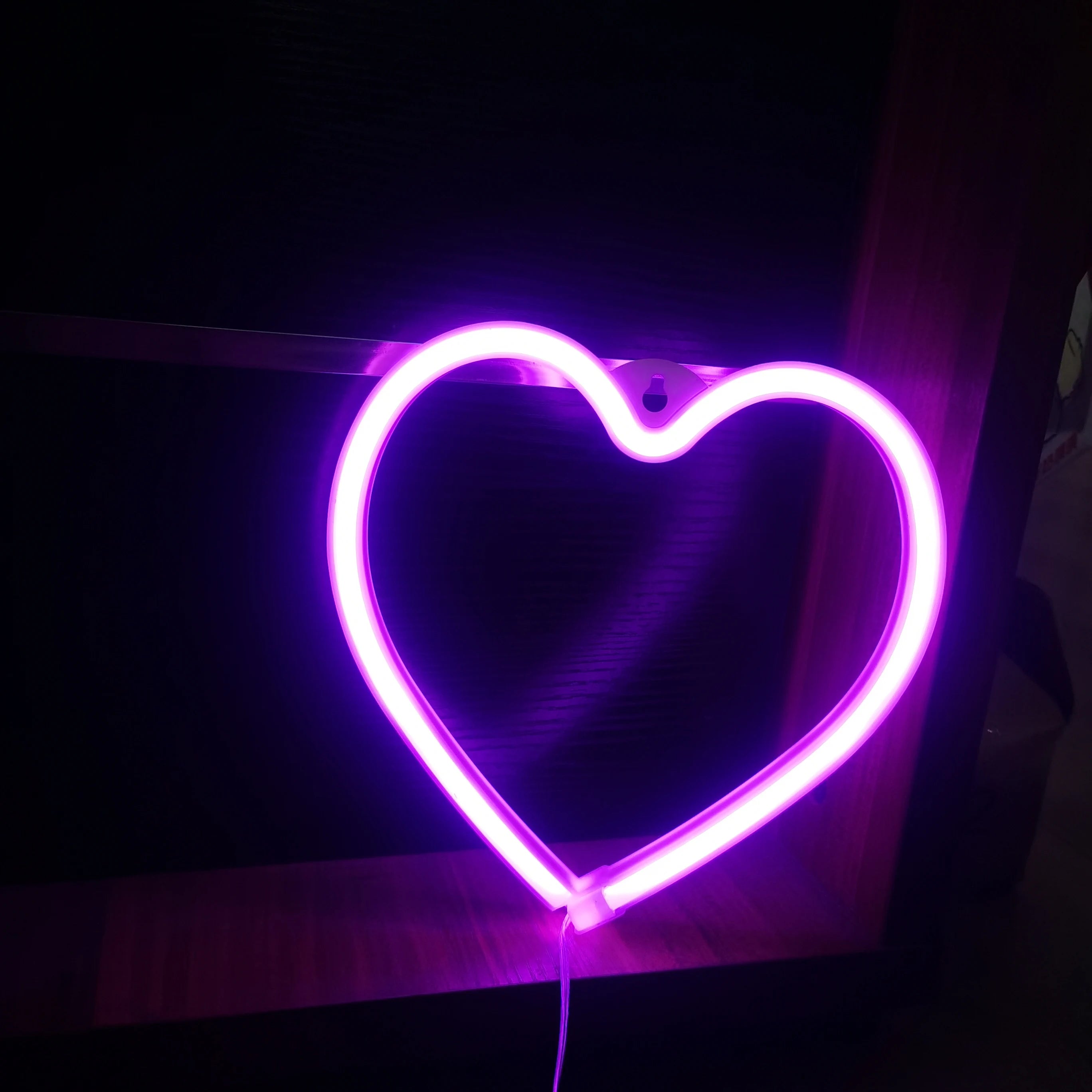 Aesthetic Butterfly & Heart LED Neon Sign | Dimmable Wall Decor for Bedroom, Parties & Gifts