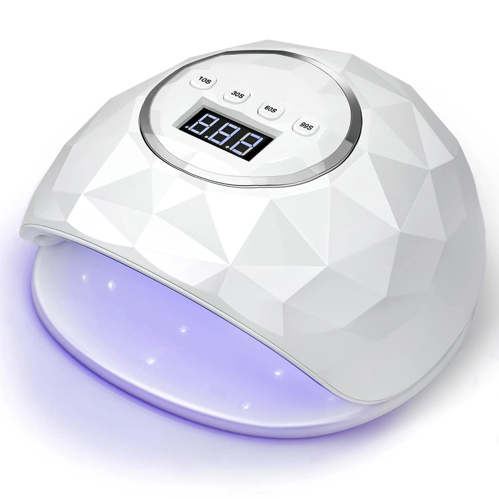 UV LED Nail Lamp with LCD Display – Professional Gel Nail Dryer with Memory Timer