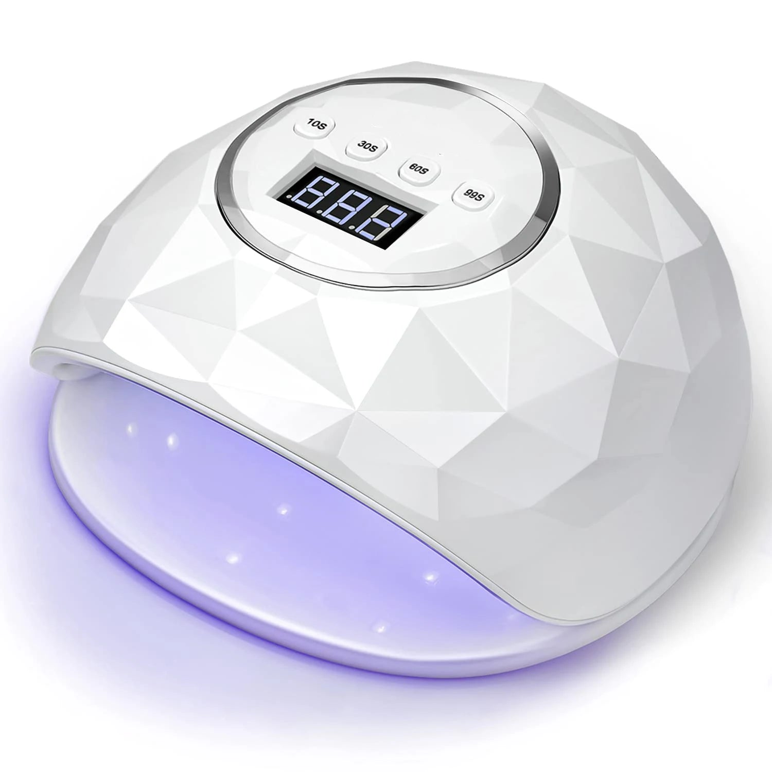 UV LED Nail Lamp with LCD Display – Professional Gel Nail Dryer with Memory Timer