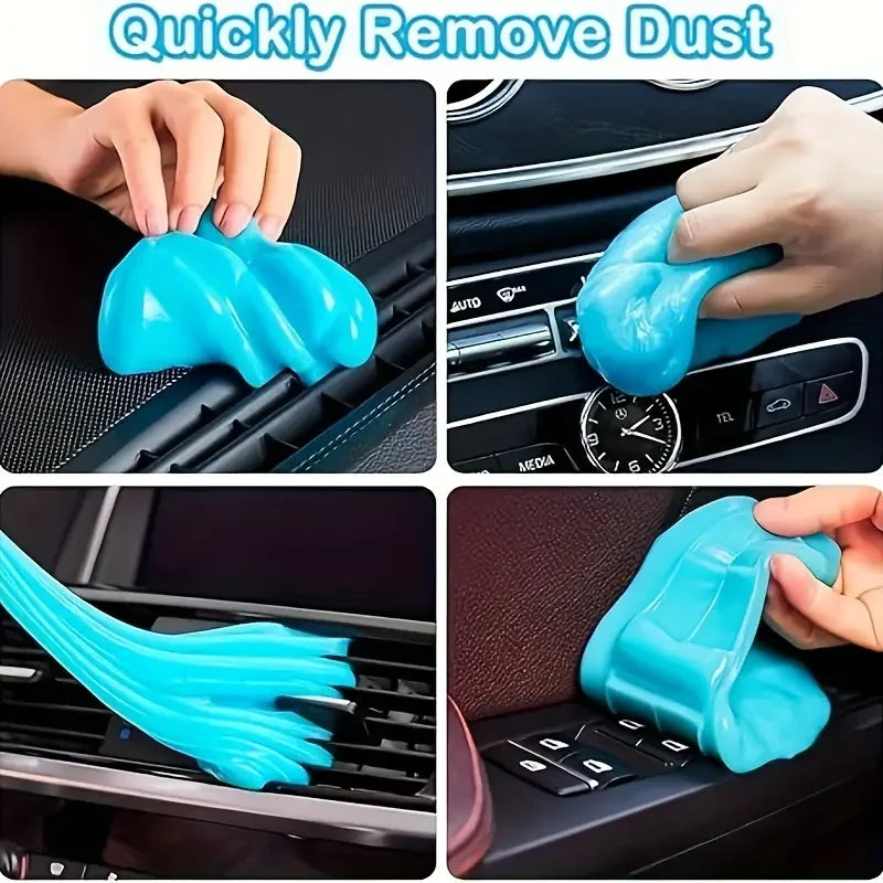 Car Cleaning Gel Slime – Reusable Dust & Dirt Remover for Car Vents, Keyboards & Electronics (70g)